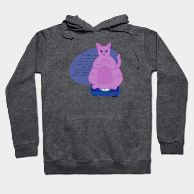 Chubby Cat Hoodie by Niina